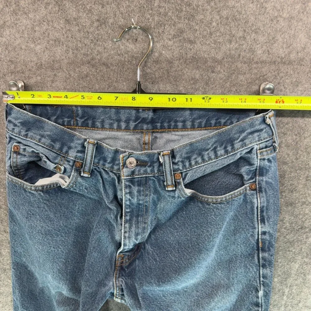 Levi's 501 Vintage Medium Wash Straight Leg Jeans 33x34